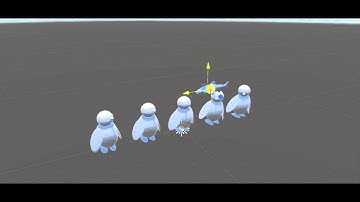 Unity3D Inverse Kinematics Solver (Penguins)