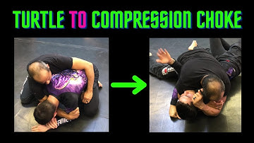 18o. No Gi BJJ Turtle Attacks | Compression Choke