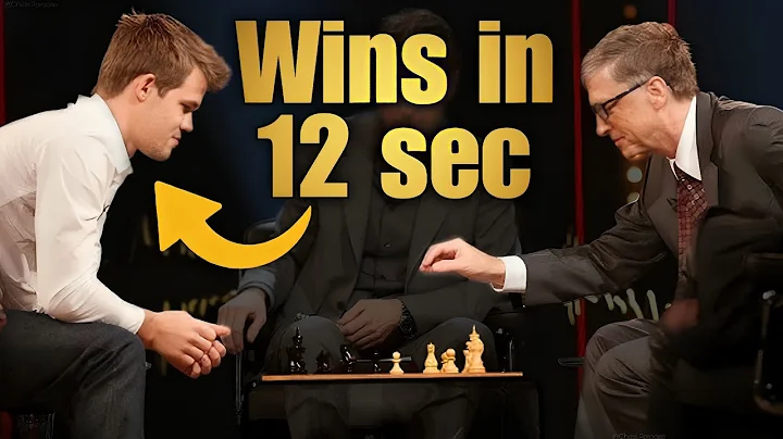 Magnus Carlsen Destroys Bill Gates in 12 Seconds 😱
