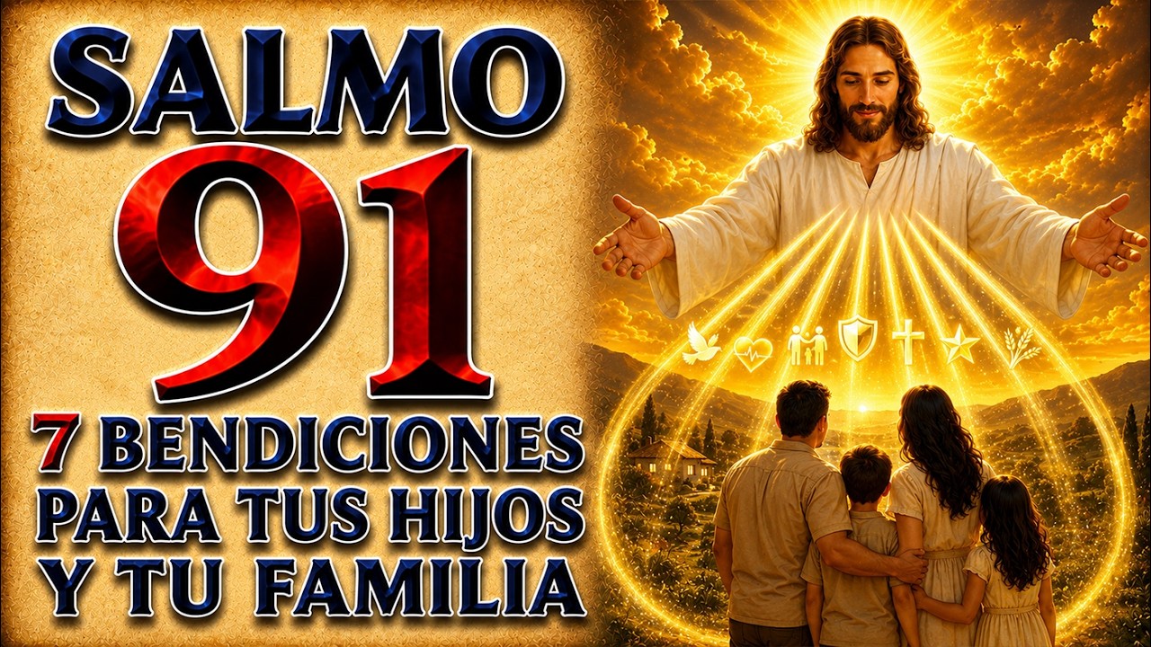 SALMO 91 - 7 BENDICIONES DE DIOS PARA TU FAMILIA Y TUS HIJOS - YouTube