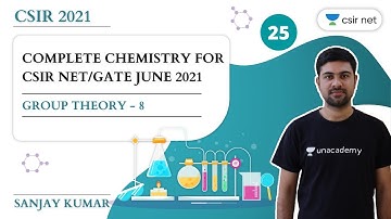Group Theory-08 | CSIR NET Chemistry 2021 | Safalta Batch