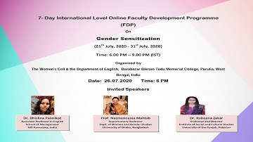 Day 2 of 7- Day International Level Online Faculty Development Programme (FDP)