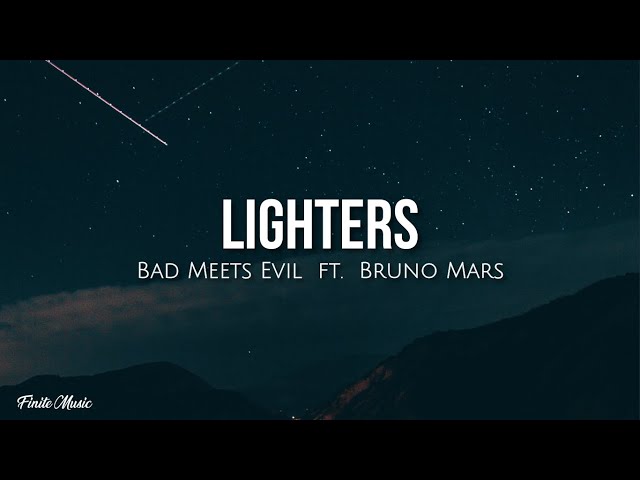 Lighters (lyrics) - Bad Meets Evil ft. Bruno Mars class=