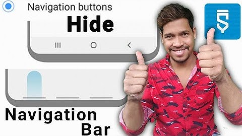 Navigation bar height back button home button recent button hide activity in sketchware/Aauraparti