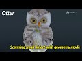 CR-Scan Otter | How to scan small objects with geometry mode?