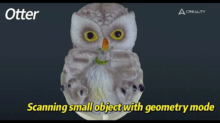CR-Scan Otter | How to scan small objects with geometry mode?