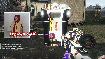 HITTING TRICKSHOTS WITH MY OWN CUSTOM CAMO! (BO2 Plutonium Trickshotting w/ 7 SHOTS)