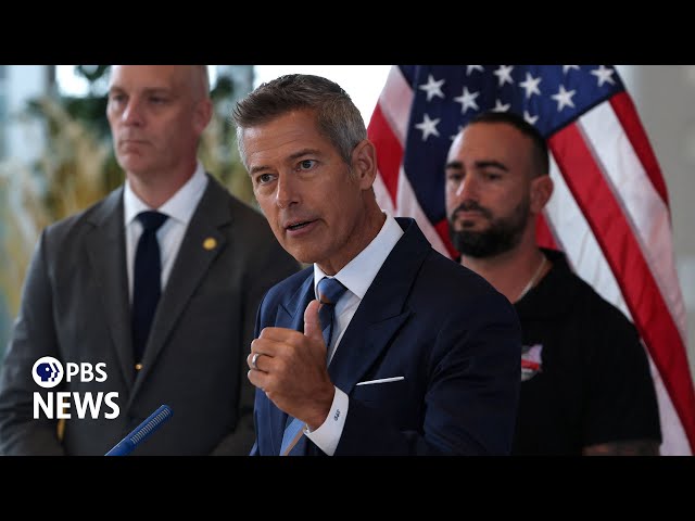 WATCH LIVE: Transportation Secretary Duffy holds news conference on big rig drivers