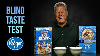 Blind Taste Test  Name Brand vs. Kroger Store Brand