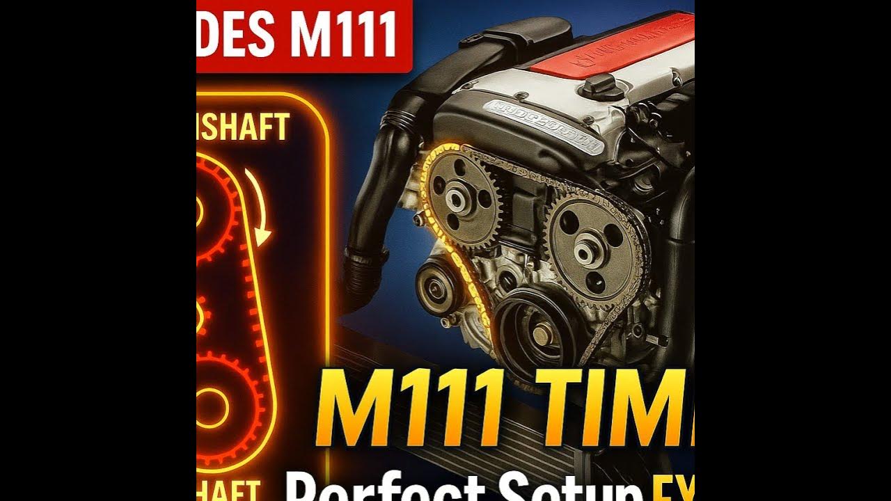 Mercedes Benz 111 engine timing diagram - YouTube