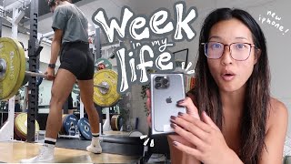 WEEK IN MY LIFE | Train with Me, iPhone 13 Pro Unboxing + Getting Back Into Routine!