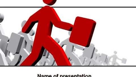 Business Career Growth PowerPoint Template by PoweredTemplate.com