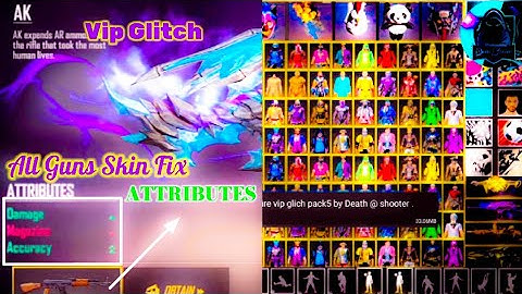 VIP Glitch Pack With Fix All Guns  Attributes 😘😘Made by Death shooter 17 minutes ago 1.5k views