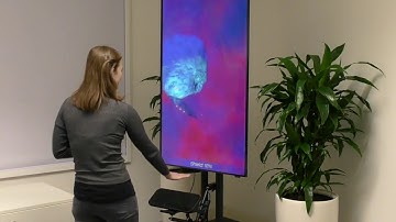 Touchless Tactile Displays for Digital Signage: Mid-air Haptics meets Large Screens