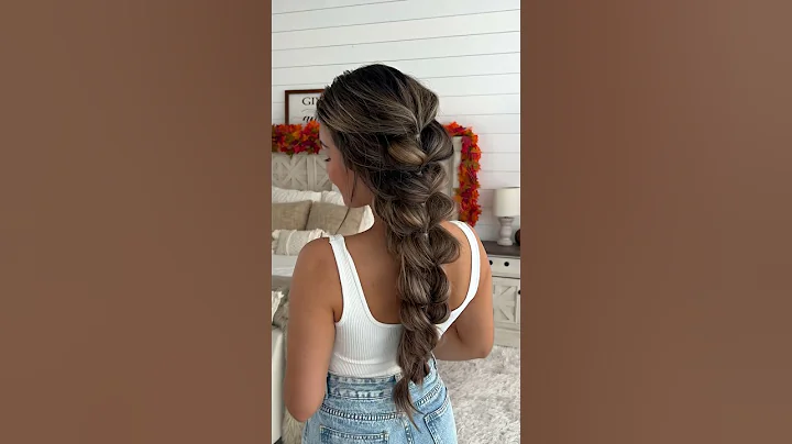 Bubble braid 🍂🍁 #braidtutorial #hairtutorial #hairstyles #braids #hairideas #hairinspo #shorts