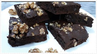 اسهل وصفة براونيز شوكولاتة /budgy brownies