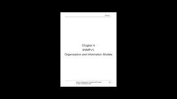 Network Management & administration SNMPV1(Organization Model) by Ms. Sadaf Asad