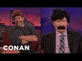 Javier Bardem & Conan Swap Hair | CONAN on TBS