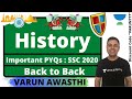 Most Important History PYQs for SSC 2020: CGL, CHSL, CPO, MTS, JE, CDS | Varun Awasthi