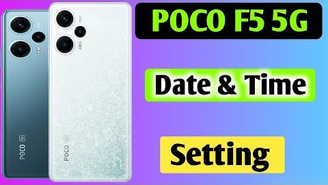 date and time setting in poco f5 5g/poco f5 5g time table setting/poco f5 5g change time