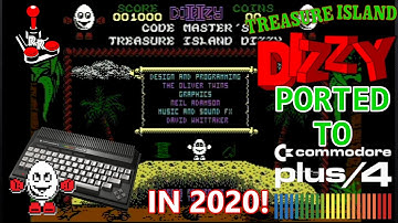 Dizzy II - Treasure Island Dizzy (1988) | Ported to Commodore Plus/4 in 2020!