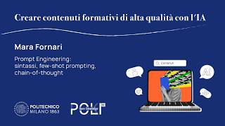 Prompt Engineering: Sintassi, Few-shot Prompting, Chain-of-thought (mara Fornari)