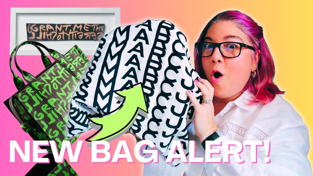 【週末限定・高級感溢れる逸品 】MARC JACOBS THE JOGGER MARC JACOBS X STEPHEN SPROUSE 2024 COLLAB and NEW BAG UNBOXING