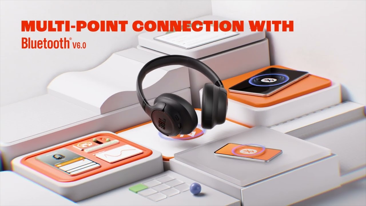 These Are JBL Tune 730BT Wireless Headphones in White.
