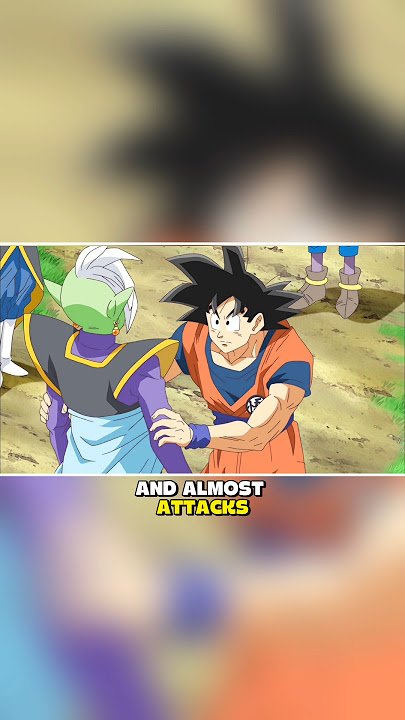 Zamasu Almost Attacked Goku #goku #anime #shorts