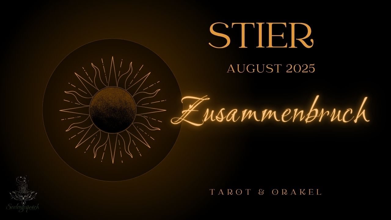 Stier ♉️ August 2025 ✨ • Tarot & Orakel •
