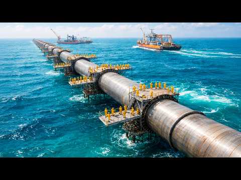 Video Come l'Arabia Saudita costruisce oleodotti offshore giganti per milioni di barili di petrolio