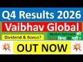Vaibhav Global Q4 results 2026 | Vaibhav Global results today | Vaibhav Global Share News today