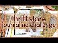 Thrift Store Journaling Challenge | Journal with Me
