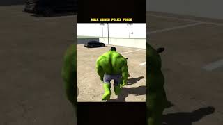 Hulk joined police force 💪🙀 #indianbikedriving3d #ytshorts #gta #gta5 #subscribe #10million