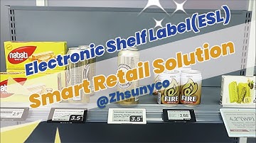 Electronic Shelf Label(ESL) Smart Retail Solution@Zhsunyco#retail