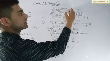 Class 12 Computer Science Chapter 9 Array (Video 2)