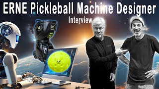 Save $100 ERNE Pickleball Machine designer reviews capabilities on new trainer.