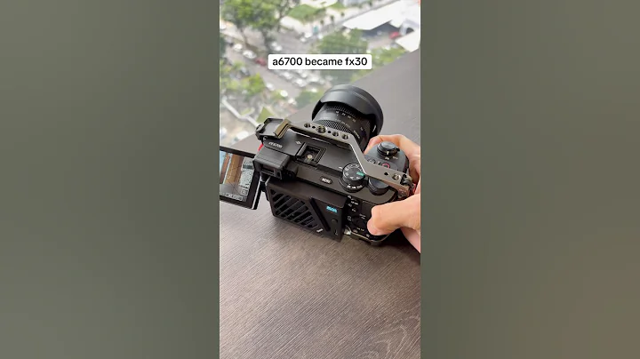 Sony a6700 became fx30 #sonya6700 #sonyfx30 #sonyalpha #ulanzi