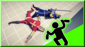 TABS - Drunken Squire vs Every Faction 1v1 in Bridge Map MODS GAMEPLAY