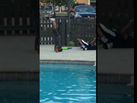 HAVING A POOL