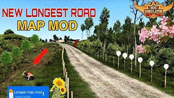 Map Mod Bussid 3.7 - New Longest  Map Mod For Bus Simulator Indonesia || Mod Bussid