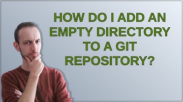 How do I add an empty directory to a Git repository?