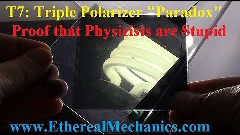 T7: Triple Polarizer Paradox Solved by Distinti-- Physicists are Clueless