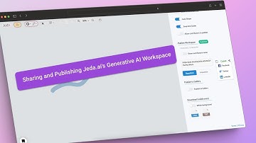 Sharing and Publishing Jeda.ai