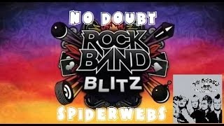 No Doubt - Spiderwebs - Rock Band Blitz Playthrough (5 Gold Stars)