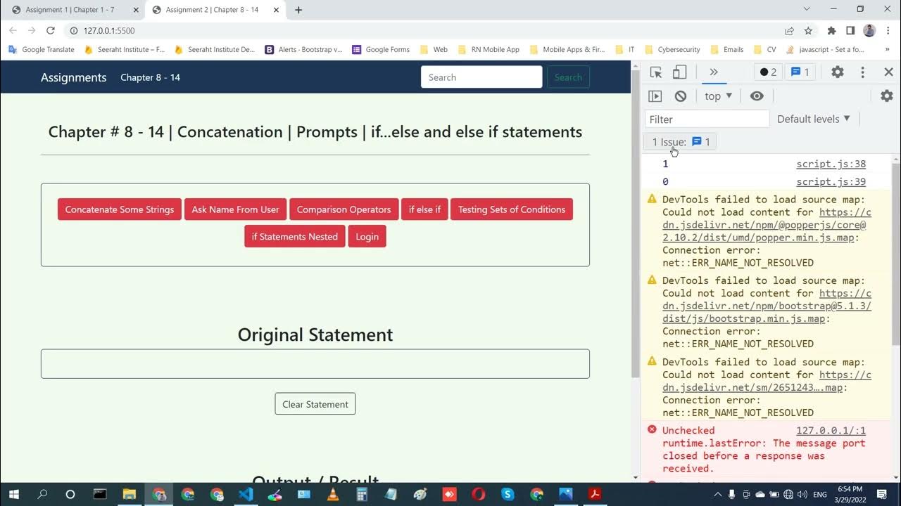 22 - JavaScript Class 4 | JavaScript Math Expression | Prompt | if ...