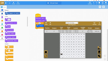 VEXcode VR   Number Grid