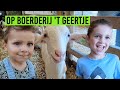 We gingen naar boerderij t geertje