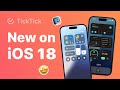 TickTick for iOS 18 & watchOS 11: New Controls and Apple Watch Updates