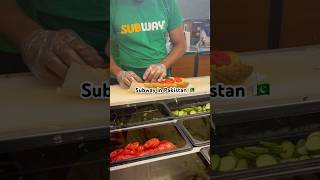 Subway in Pakistan 🇵🇰 #shorts #pakistan #subway #food #khana #yummy #desi